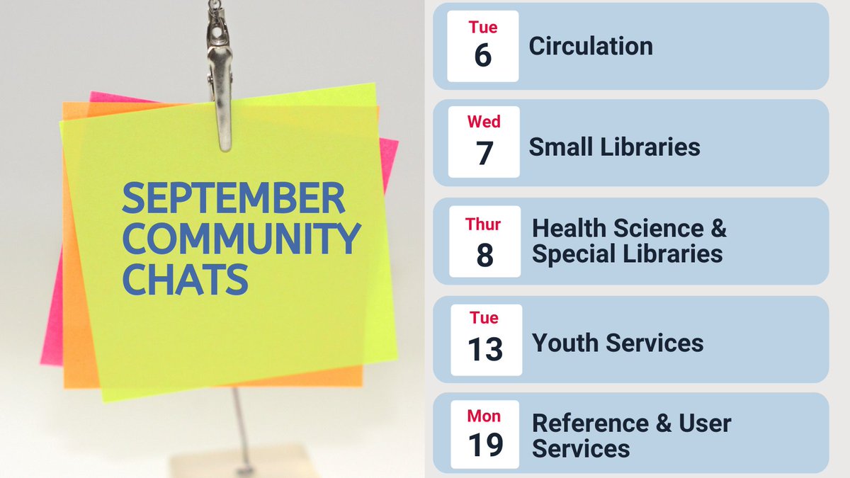 masslibsystem's tweet photo. Join library staff from across the state to share, learn and just connect! https://t.co/V2g9NeEmo9 https://t.co/fSC9LNP5Qk