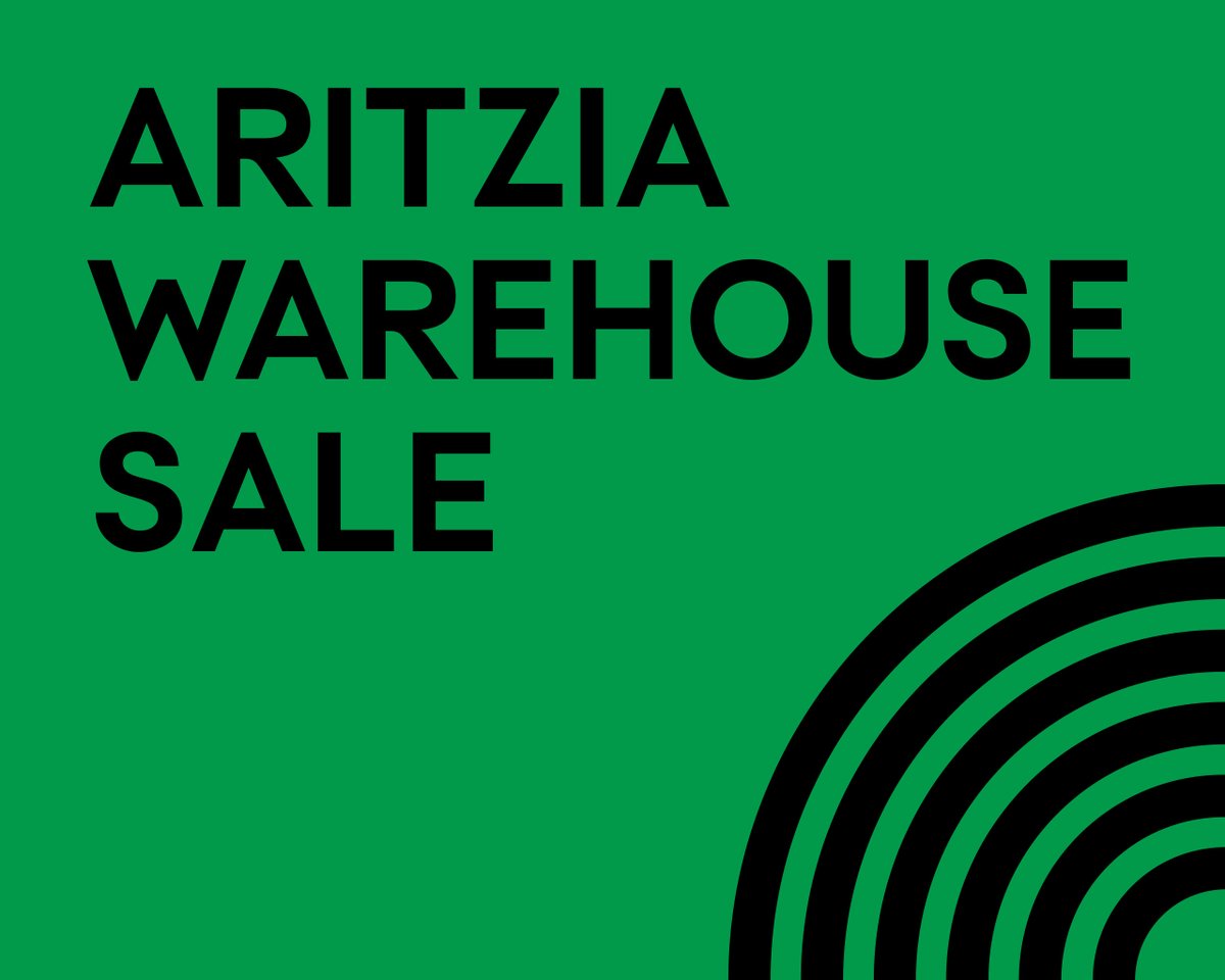 ARITZIA's tweet image. The Aritzia Warehouse Sale is back — and bigger than ever.
Wednesday, August 31 to Monday, September 5 at Vancouver Convention Centre West. 
50–90% off everything. New styles arriving daily. Don't miss out.

bit.ly/3AQnzEd