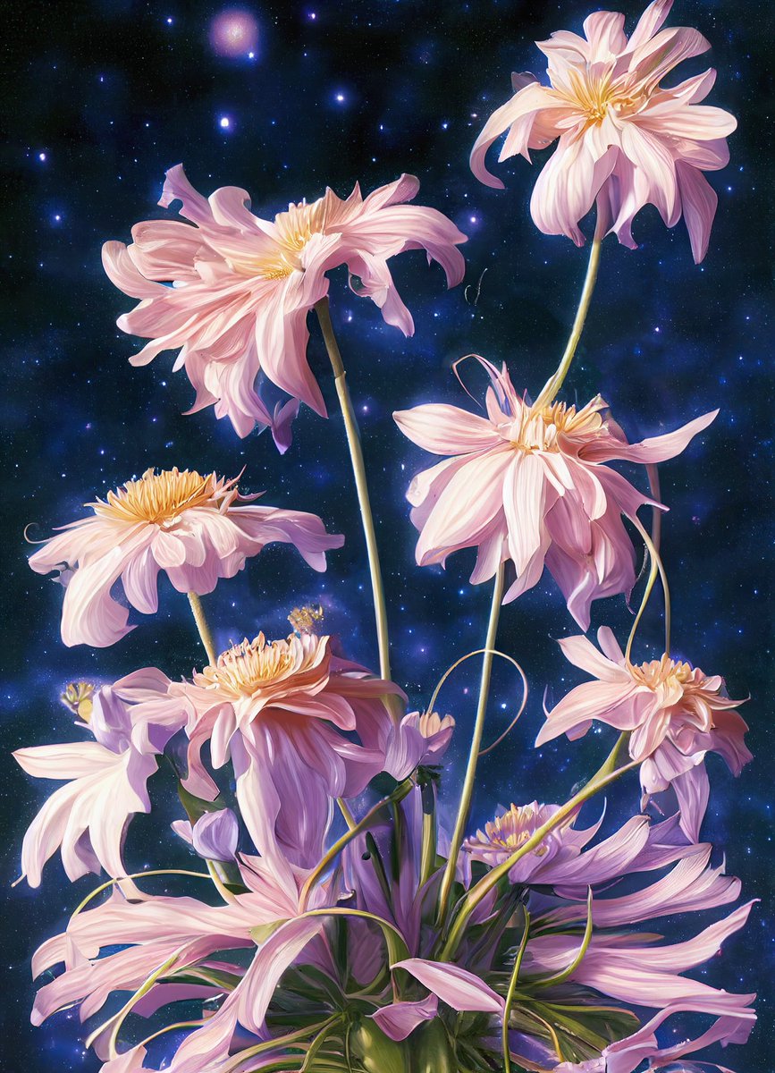 My first genesis NFT collection "Bloom of Space" available now on objkt!

BS1 – 1 ed. Auction, starting price 5 xtz
BS2 – 8 ed. 2 xtz
BS3 – 4 ed. 4 xtz

Link below!

#midjourney #aiart