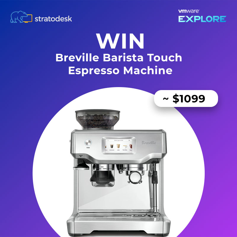 Day 1 <a href="/VMware/">VMware</a> Explore! Visit @Stratodesk's booth 1700. Register for a Stratodesk NoTouch product demo of <a href="/VMware/">VMware</a> Horizon 8 in multiple environments. Chance to win a daily prize. More info: bit.ly/3pD2Ltm

@VMwareWorkspaceOne #Cloud #ThinClients #VDI #EUC