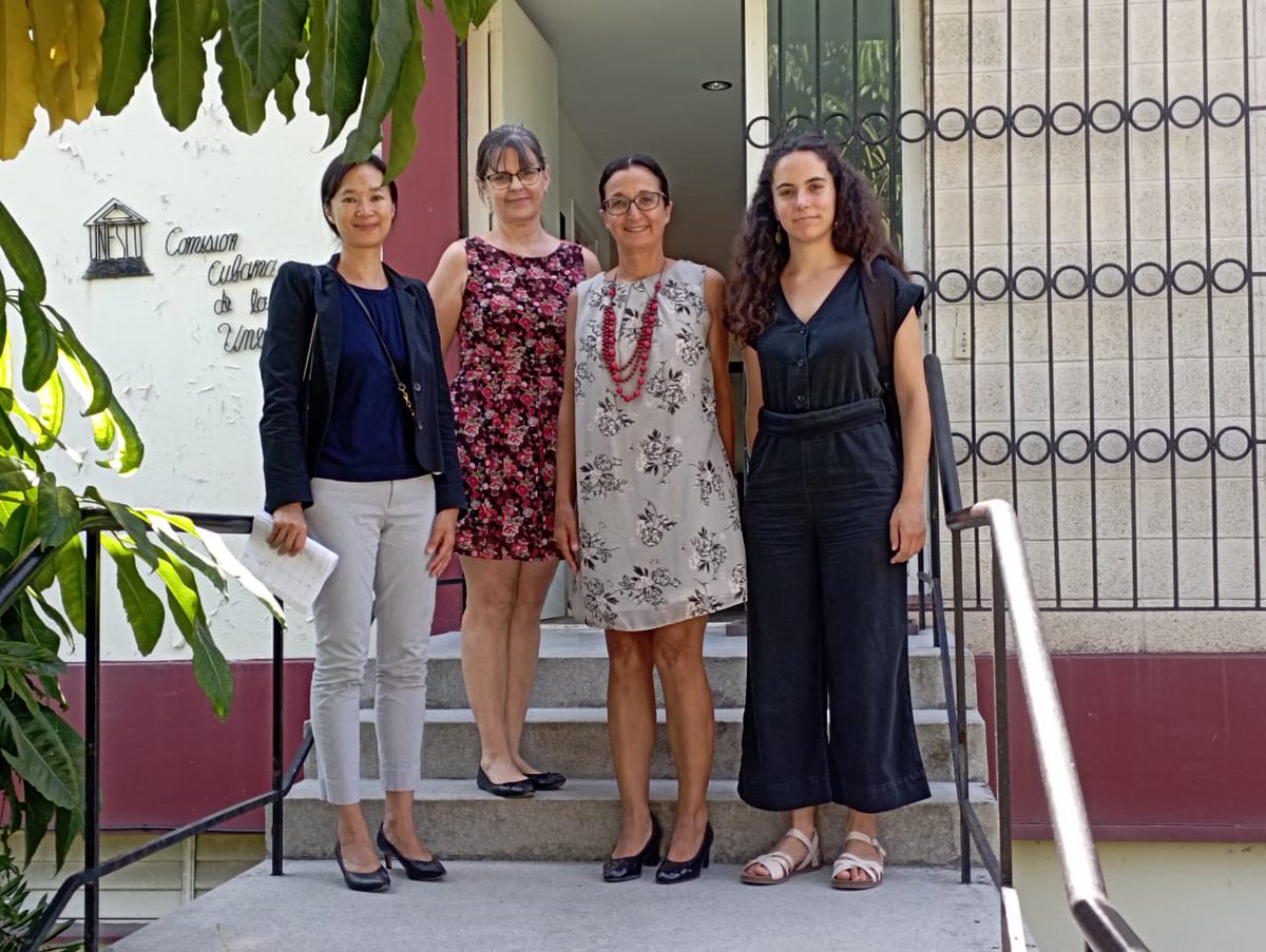 👉Cordial encuentro en la sede de la <a href="/CNCubaUNESCO/">CNCU🇨🇺</a>  con auditoras #UNESCO, de visita en la Habana. Ratificamos  compromiso y voluntad seguir cooperando en ámbitos competencia de la Organización, renovado en el 7⃣5⃣ aniversario de las relaciones bilaterales