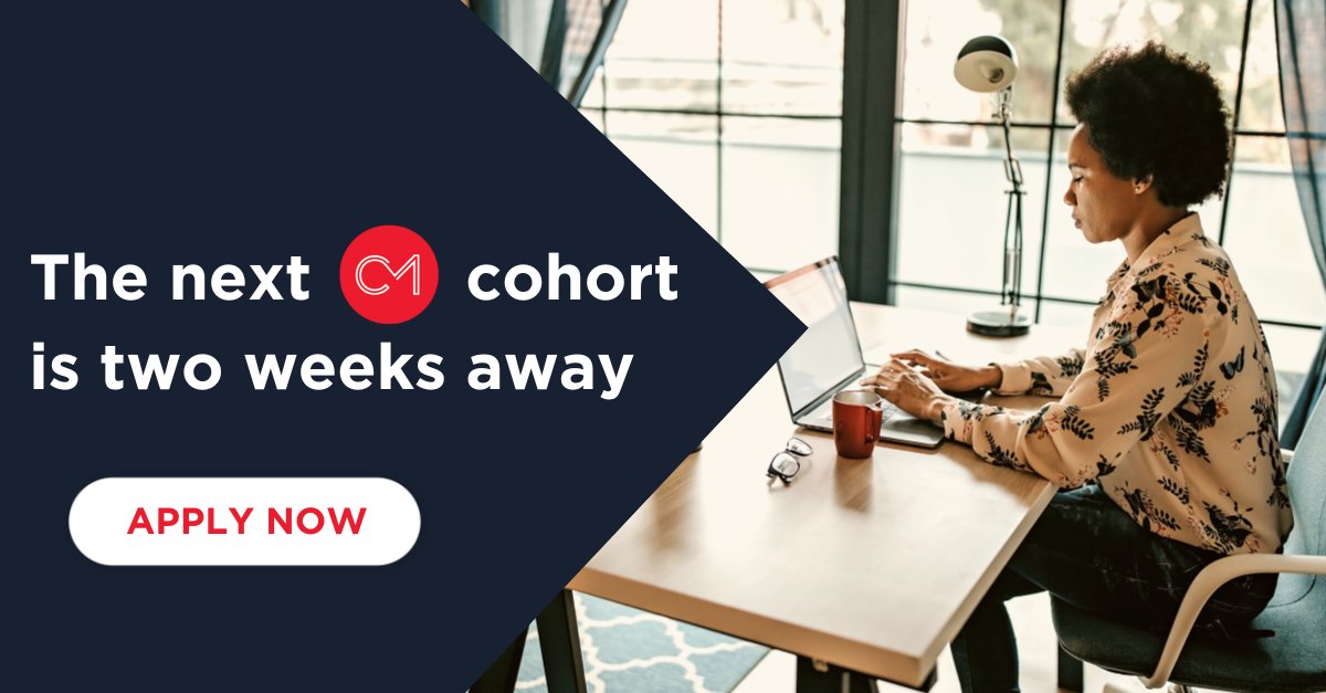 charteredmktr's tweet photo. With two weeks to spare, get your #CM application in today and have peace of mind knowing your growth potential is secured! The next cohort begins on Monday, September 12th. Apply now and receive a free application for a limited time only. https://t.co/3Pe9IMdYi2 #GetYourCM https://t.co/jB7J8rAZz2