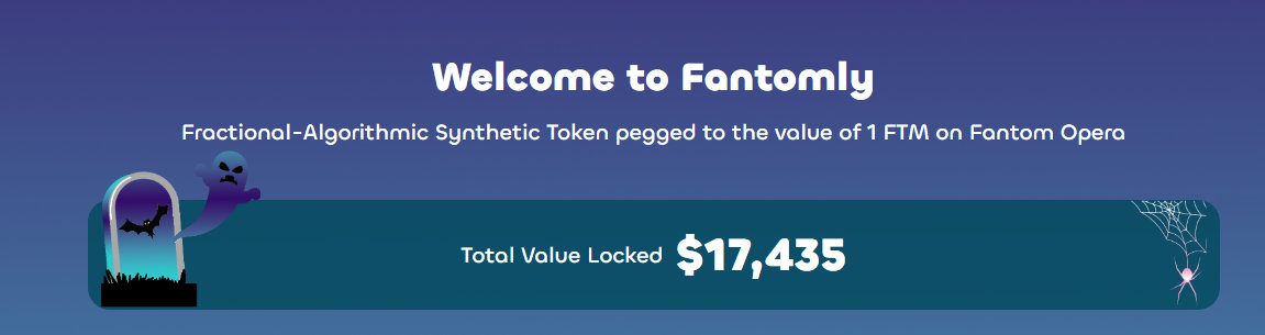 Nearly 20k TVL!

Been live for less than 24 hours.

fantomly.finance
t.me/fantomlyfinance

#Fantom #FTM $FTM $SFTM $SFX #YieldFarm #FantasmFork #TombFork #TombFinance