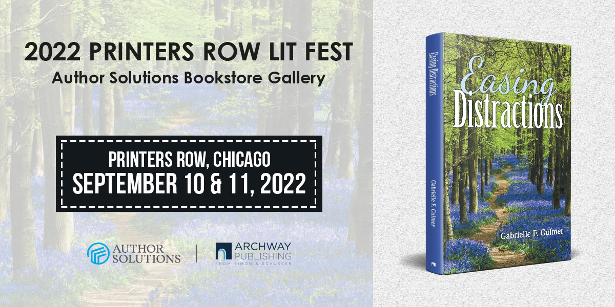ArchwayPub's tweet photo. Culmer’s story about hope, trust, and reconciliation will be at this year’s @PrintersRowFest!

Read more about "Easing Distractions" at:
https://t.co/CdR6efPZ95

#PRLF22 #PrintersRowLitFest2022 #LitFest2022 #LitFestChicago2022 #PrintersRow #LitFest #LiteraryEvents #Bookevents https://t.co/HkeCCM4eD5