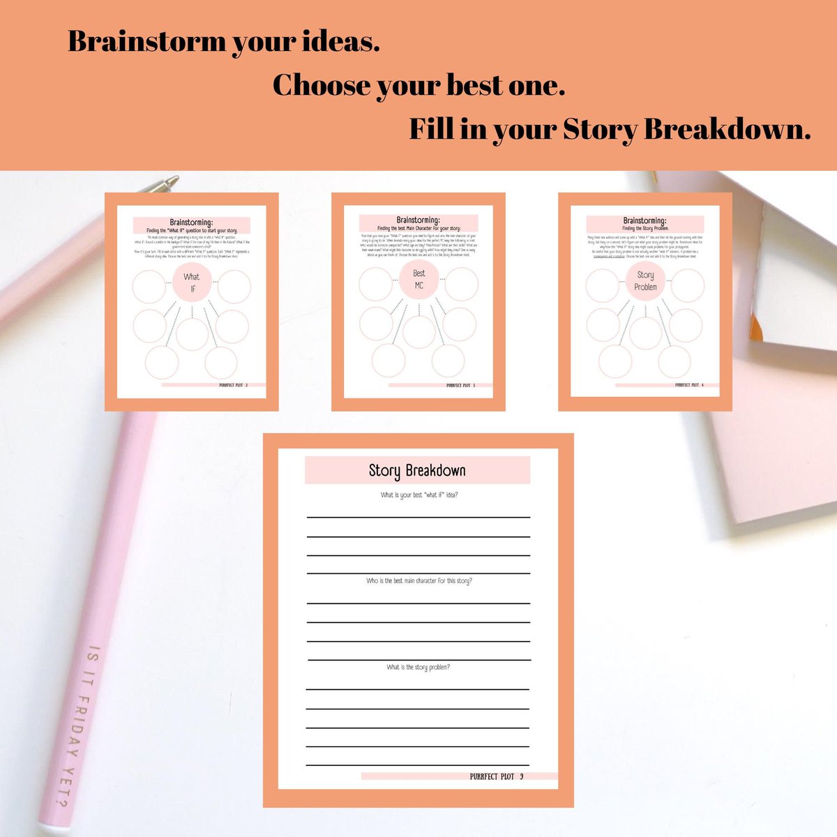 purrfectplot's tweet photo. Excited to share the latest addition to my #etsy shop: Developing your Story Idea Worksheet, Writers, Nanowrimo, How to write a novel, Plotting worksheets, Story ideas. https://t.co/LHMwA0sCqX #plottinganovel #writers #writingabook #howtowriteanovel #planninganovel #di https://t.co/0VKMfL8xSK