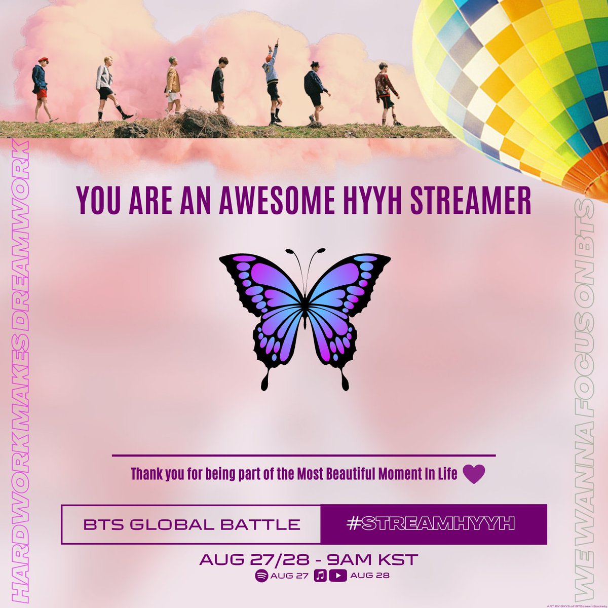 btsarmy_peru's tweet photo. [👑]@BTS_twt

Gracias por unirte a nosotros y batallar durante 2 días para defender a la ERA #StreamHYYH🛡

No divertimos mucho junto a ustedes😊🌟

👑ESTA ES TU PLACA DE STREAMER HYYH CERTIFICADO🎖

Añade tu nombre y muéstrala con orgullo porque te lo mereces💜

#HYYHPavedTheWay https://t.co/S2Nq0GDoEj
