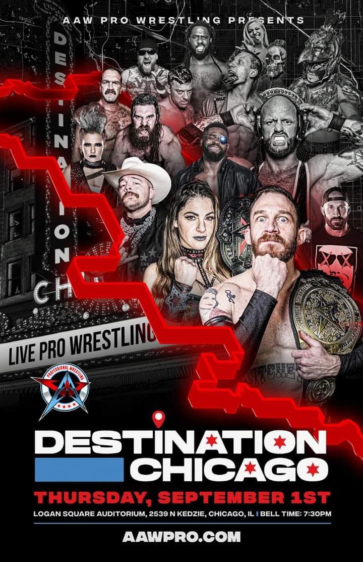 RefDerekMartha's tweet photo. This week's adventures start on Thursday with a BIG @AAWPro show #destinationchicago https://t.co/K99ntln0Aj