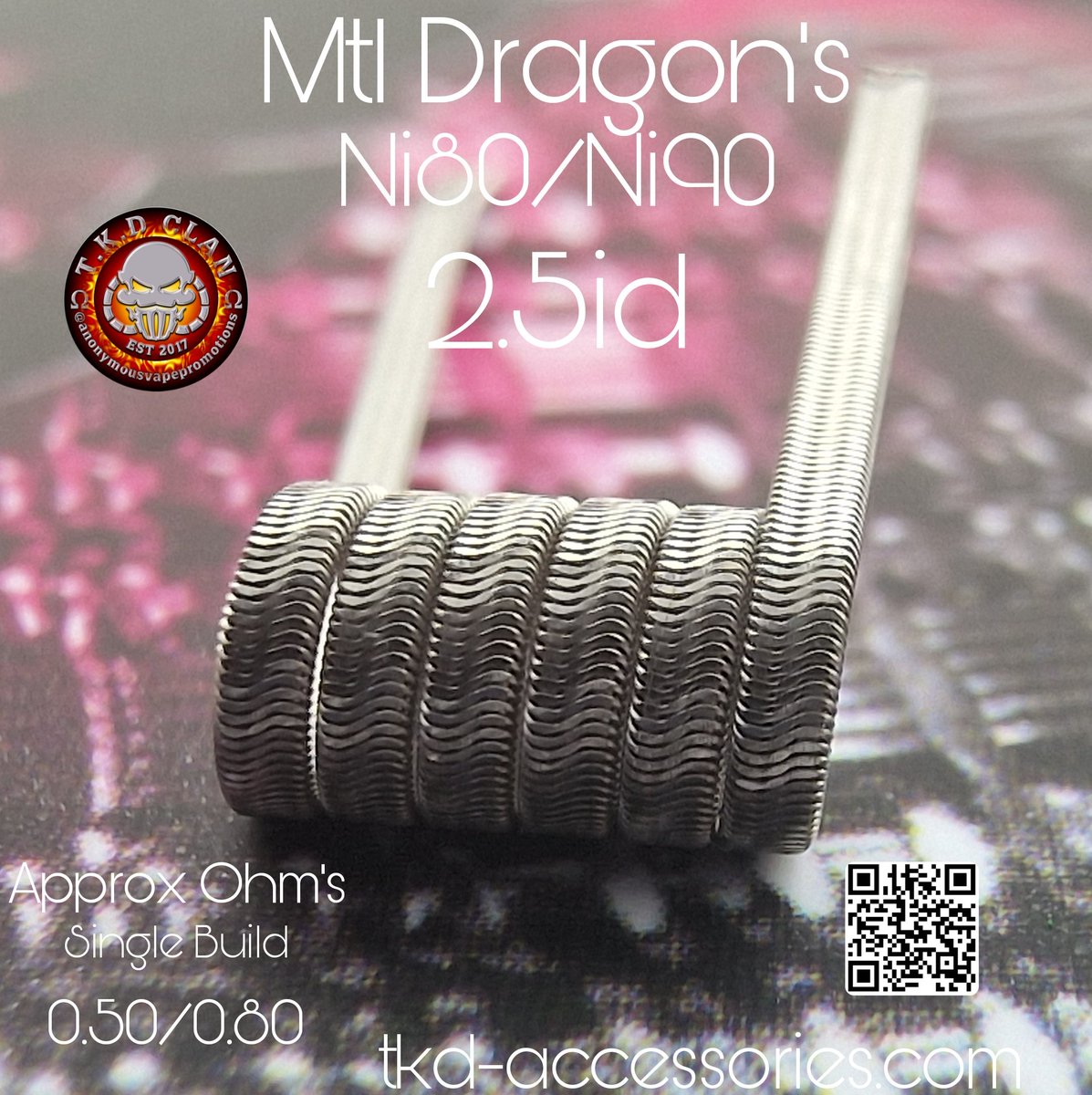JohnnyBoyIsCraz's tweet photo. Mtl Dragon's from @thekilteddevil1 high quality hand crafted coils made from the best wire why not treat yourself to some today you won't be disappointed
https://t.co/Q1qeI6XTbf
#TKDcoils
#TKDClanmember
#TKDvapinggroup
#TKDcoilsrespect
#TKDcommunity https://t.co/Y1Pm8hZgSE