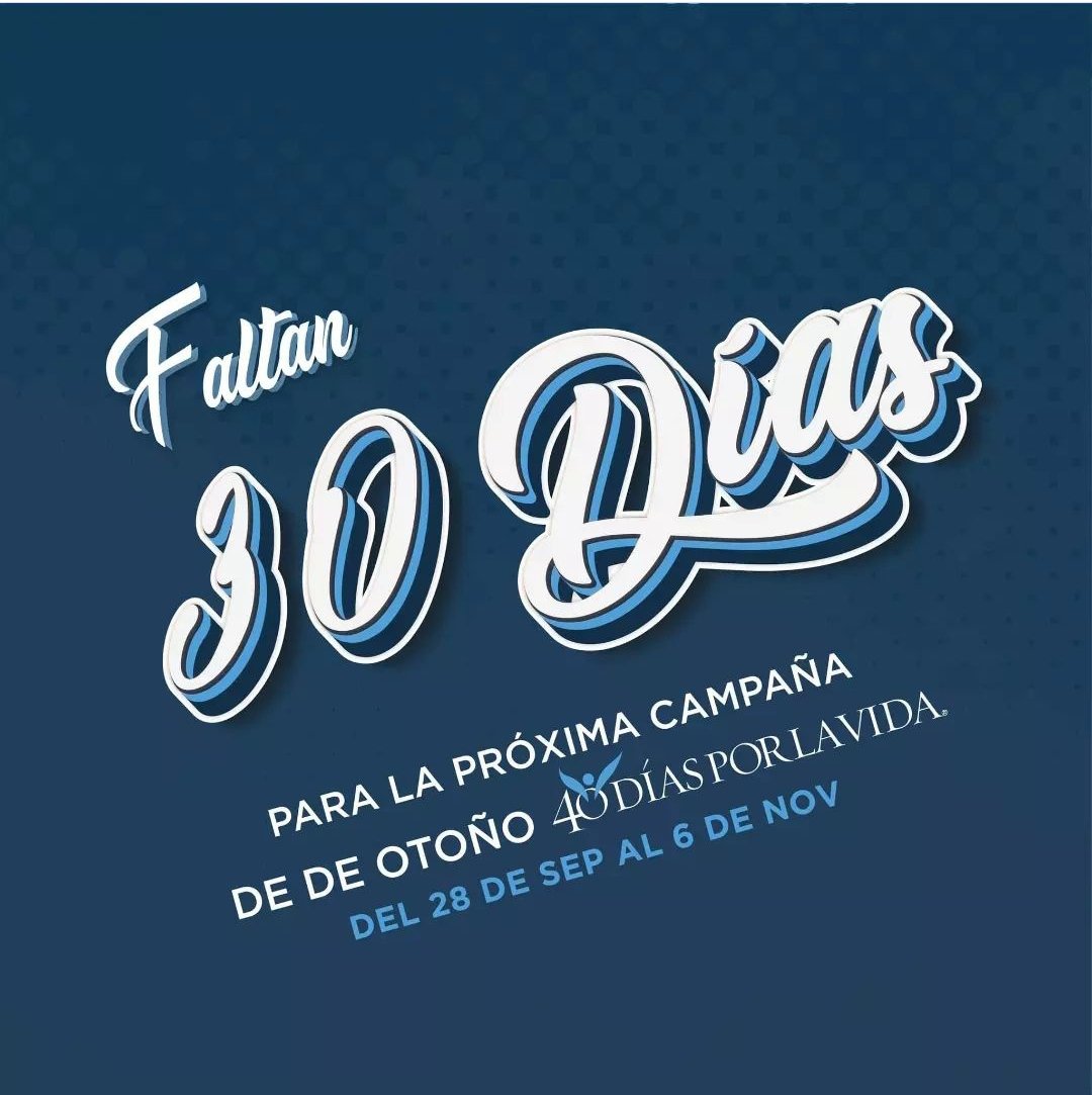 40dias_ccs's tweet photo. ¡Únete a nuestra próxima campaña!

Fecha: Desde el 28 de septiembre
Lugar: Plaza La Candelaria, frente a la Iglesia   
Horario: Lun a Dom de 8.00am  5:00pm

Facebook: 
40 días por la vida Caracas
Instagram:
40diasxlavida.ccs

WhatsApp: +58-414-2008038 +58-424-2735517 https://t.co/SQ12OGeej0
