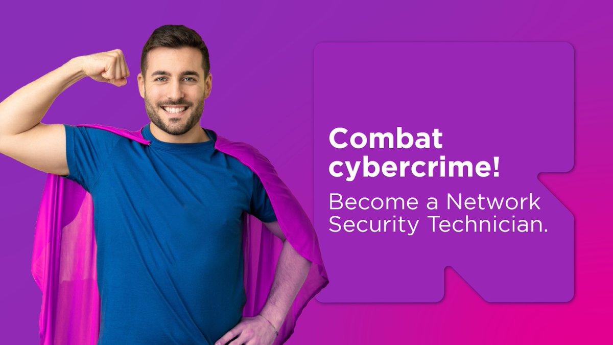 Become the hero against cybercrime! You can mitigate security risks to computer networks with our program. bit.ly/3dGfSHi.