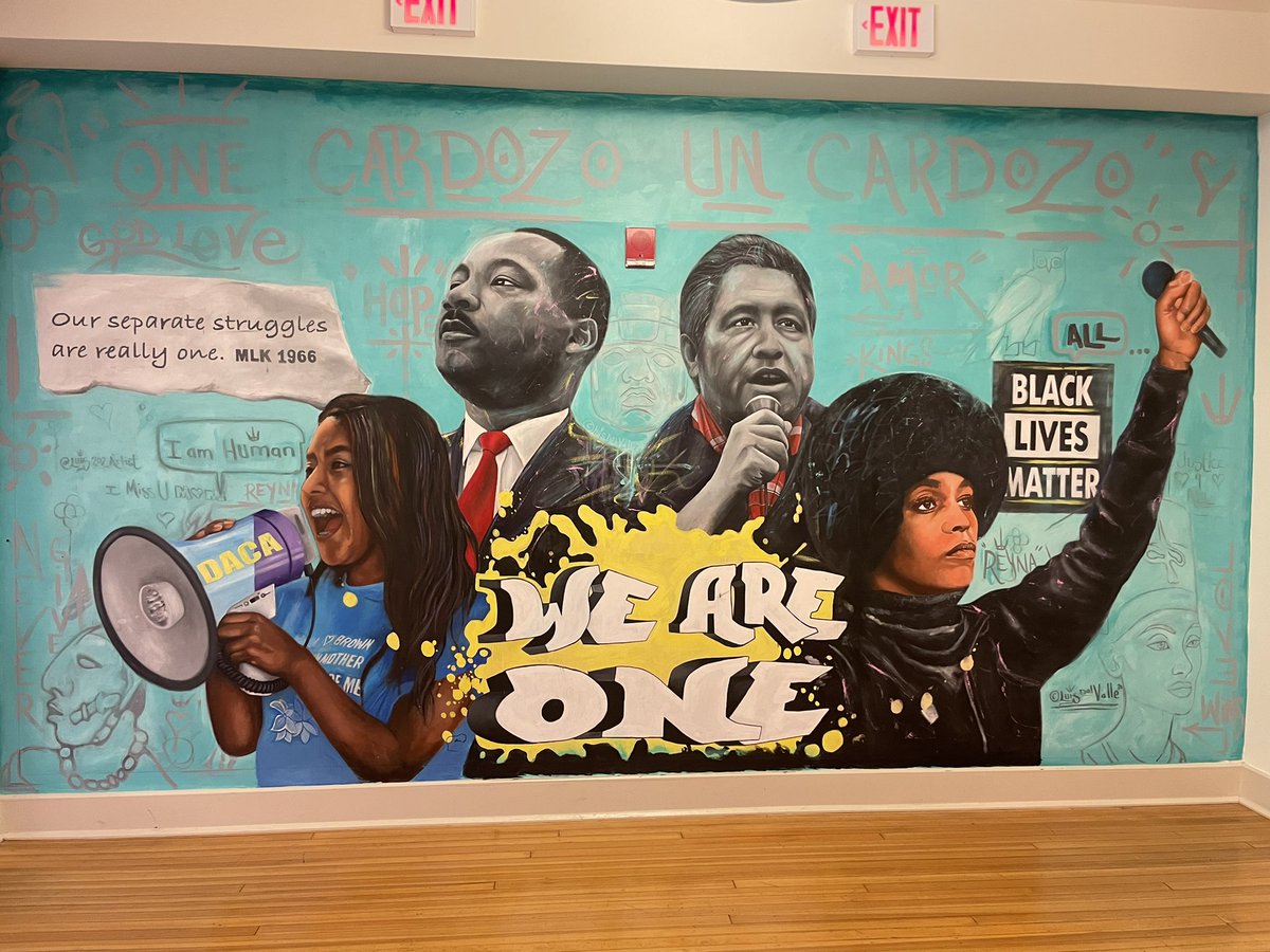 TheKoolestDoc's tweet photo. The #Art of @CardozoEC | We believe in #OneFamily #OneCardozo | Our hallways represent our Core Values | We are excited to #ReThinkHighSchool | @XQAmerica | @DcpsLab | #FirstDayDC https://t.co/AZahs225jt