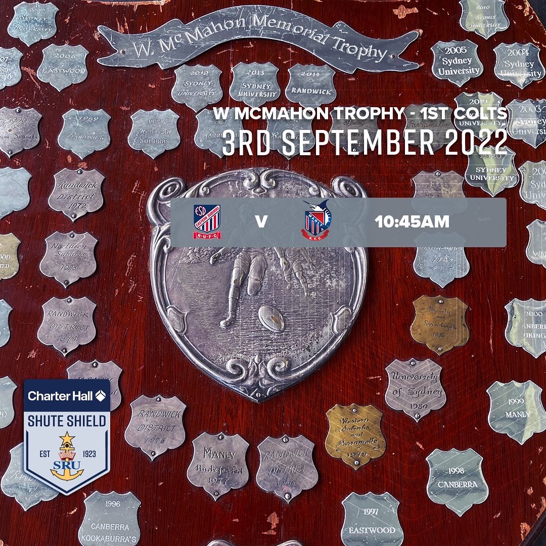 Super Saturday 💯

Before the big dance, don’t miss our Second Grade and 1st Colts Finals on Leichhardt Oval - ticket link here shuteshield.iwannaticket.com.au/event/shute-sh…  #shuteshield #clubrugby #charterhall