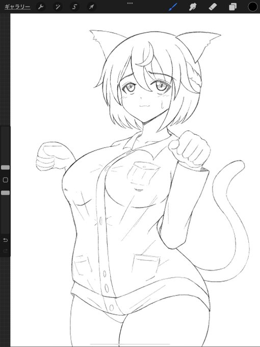 線画。

細線重ねて仕上げてみた。少し休憩。 https://t.co/jdIVTNRn8E 