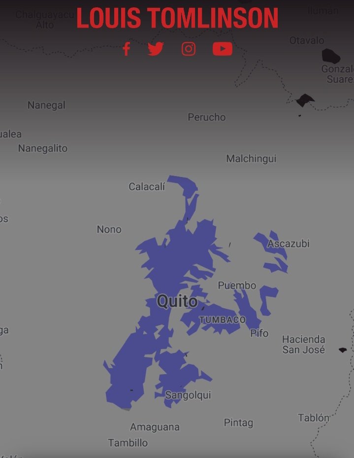 LouisTEcuador's tweet photo. Las ciudades de Quito y Guayaquil están casi totalmente pintadas de azul pero todavía no aparece la carita en el mapa, sigamos activxs!! 

#LT369 

🦄 https://t.co/HhSRhTK8e6