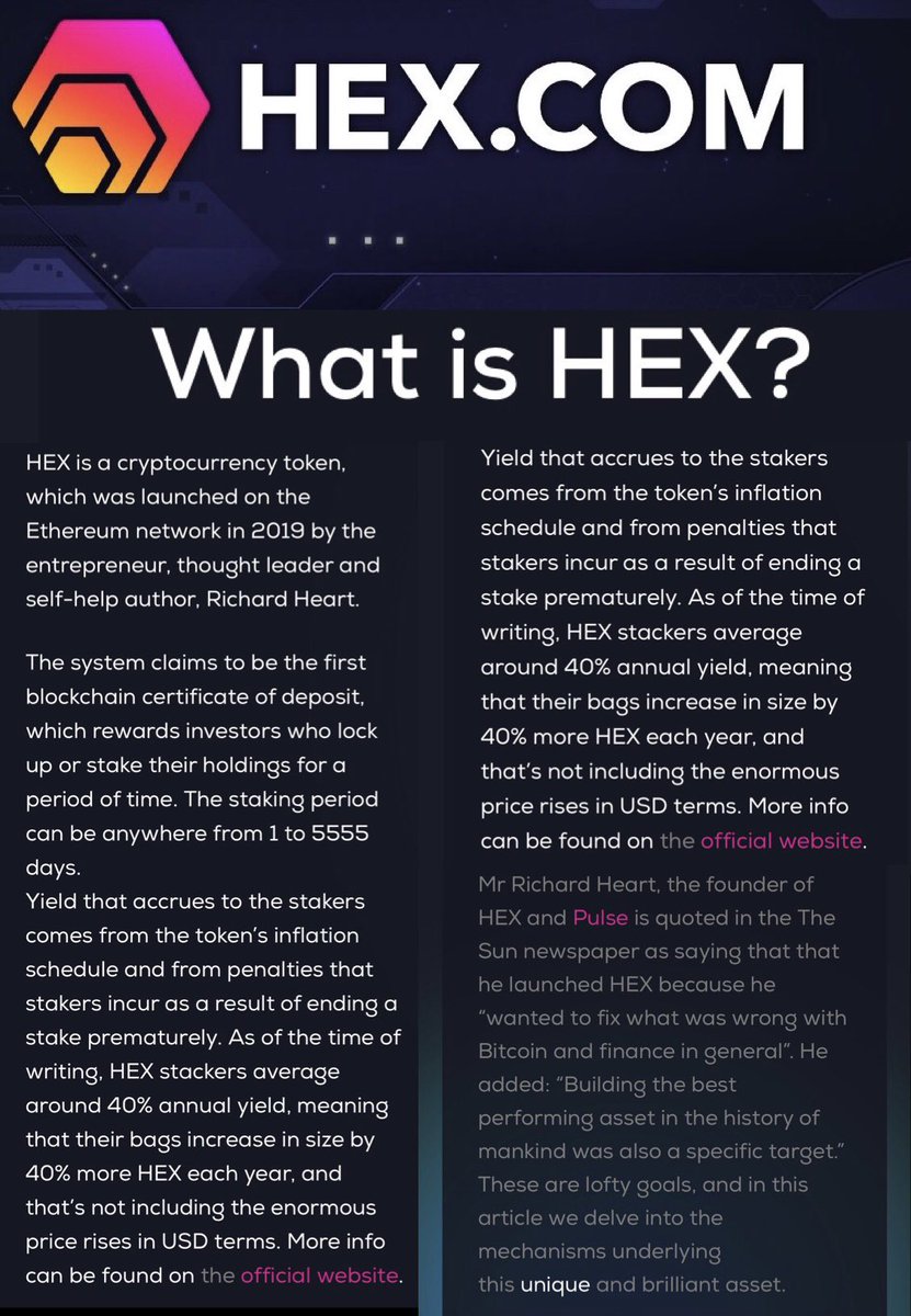 hexpeditionist's tweet photo. What is Hex?
#Hex #BlockChainCD https://t.co/1sR7UbnjBs