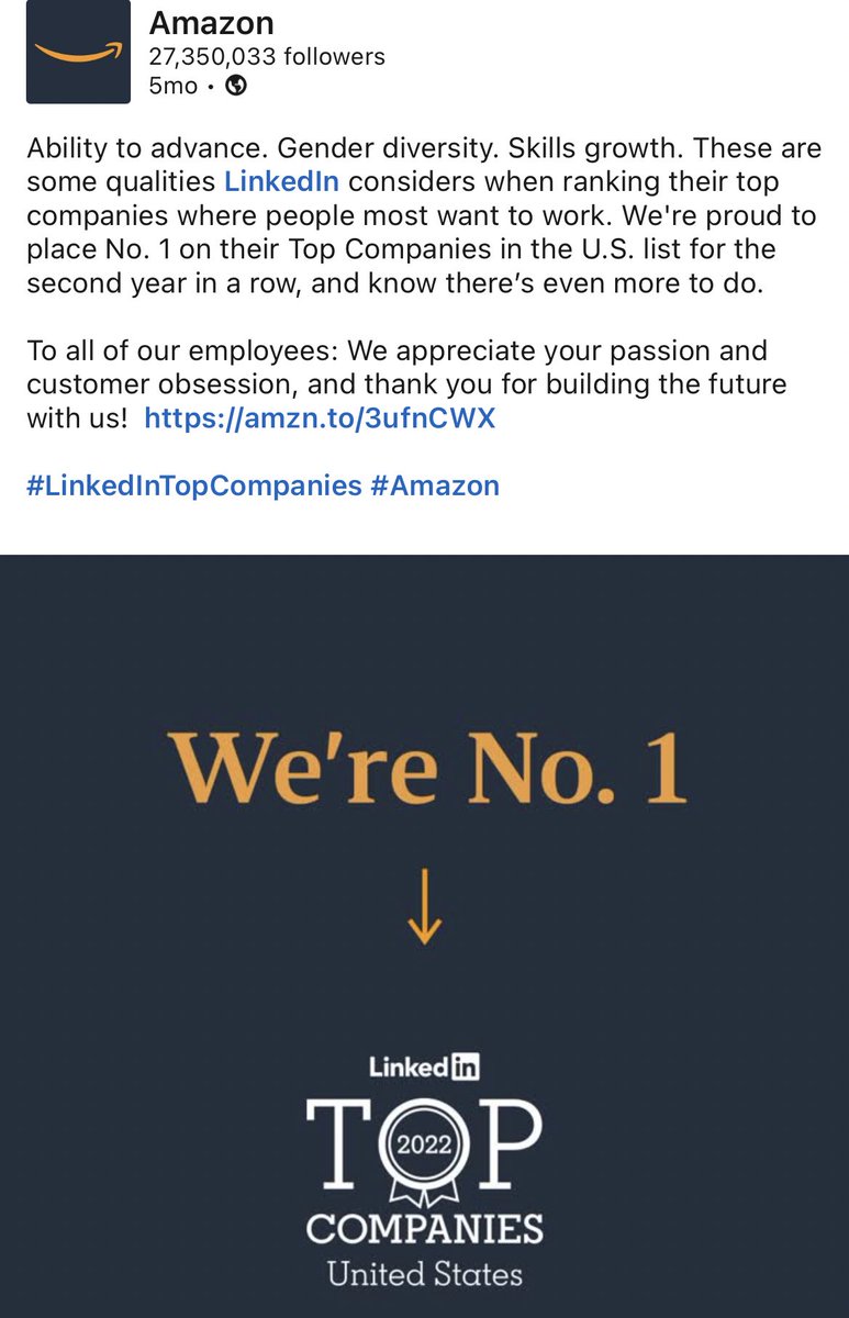 soumakofc's tweet photo. Being an Amazonian, this type of news is just 🔥!!! 🫶🍾 @amazon @amazonIN #itsalwaysday1 https://t.co/D6G5DItMsg