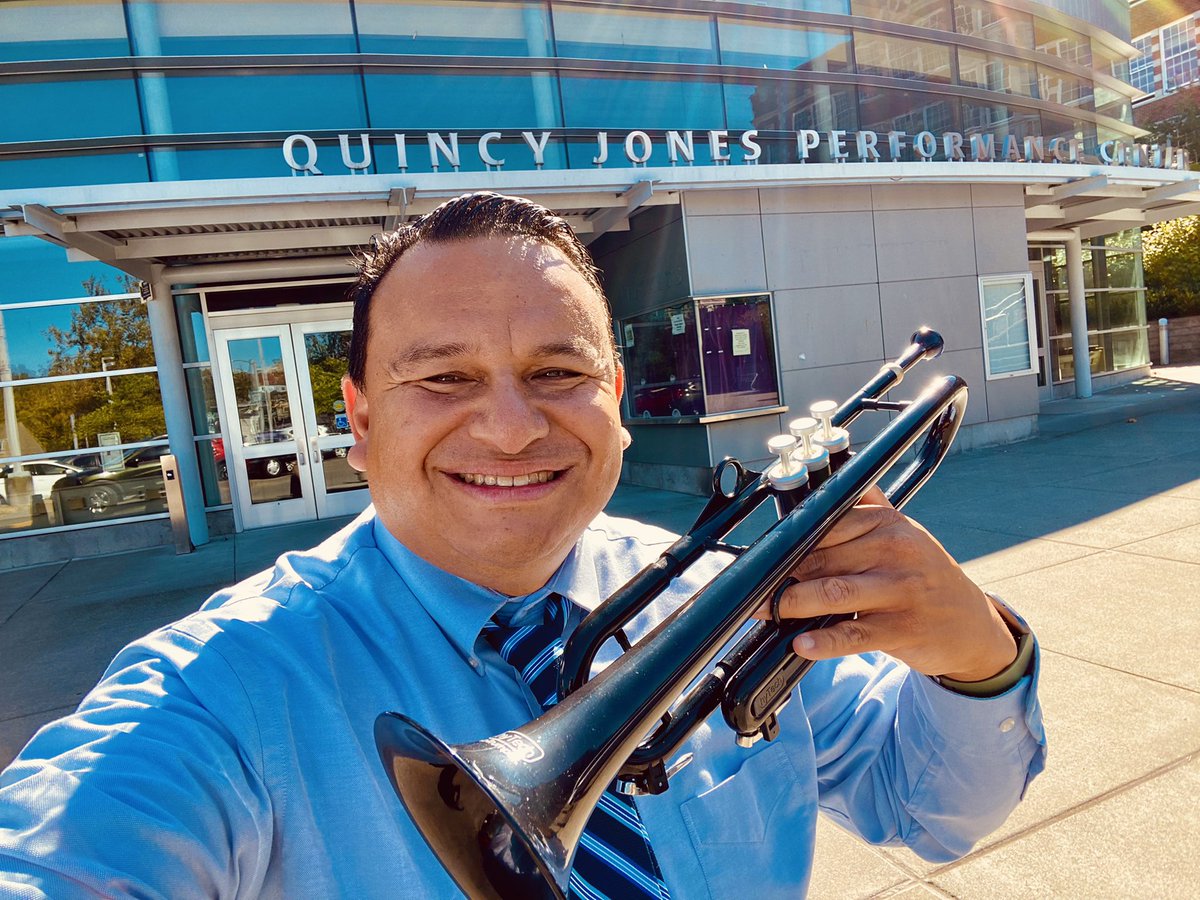 Ready to do a Music Education Workshop at @quincyjonesprod Performing Arts Center for Seattle Public Schools Garfield High School!! @riverateacher