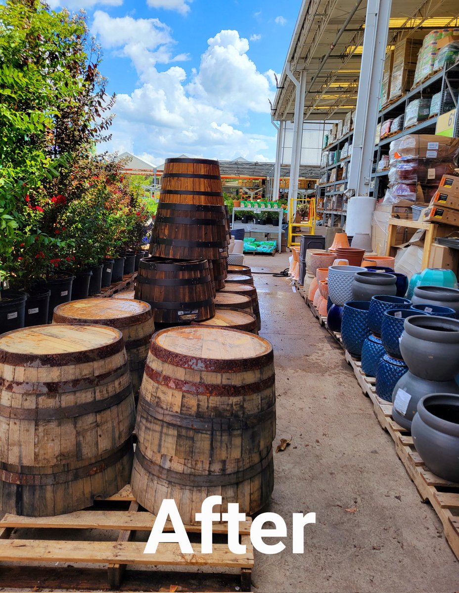 LeahKirkpatri17's tweet photo. Tired but felt great after clean up and retouched our barrels,pots,plants, and fruit trees... https://t.co/7TPFnwdHMX