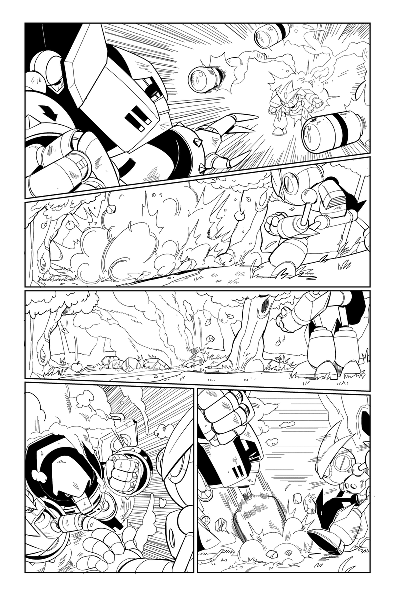 It's been a little while, so here are a few of my pages from the 2022 IDW Sonic Annual. ✌️ 