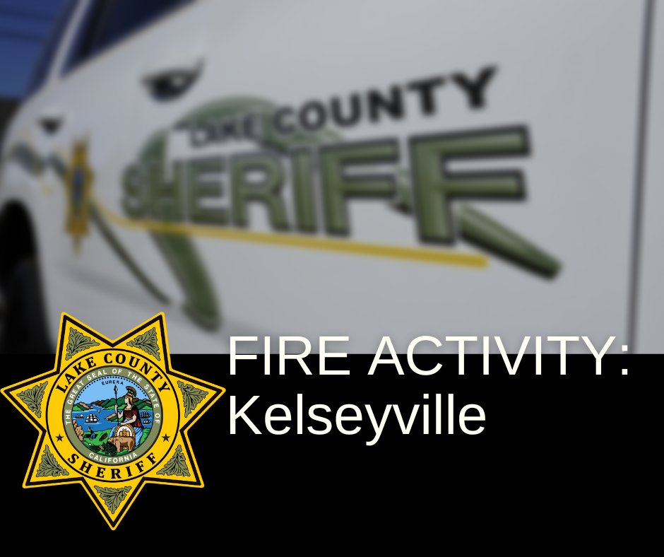 Fire on the north face of Mt. Konocti in the area of Black Forest BLM off of Soda Bay Road in Kelseyville. Zone KEL-E120 Maintain situational awareness and prepare to evacuate if necessary. Please stay out of the area.