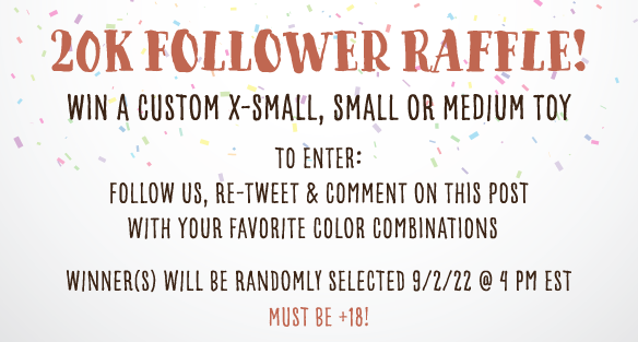 BardToys's tweet photo. We hope yall are ready!   

Its our 20K follower Raffle!

This one is a bit different, you must be following us, Retweet, and then Comment on this post with your Favorite Color Combinations, or with a picture inspiration!

Winners selected 9/2/22 at 4PM Est! https://t.co/NKcESDJTMU