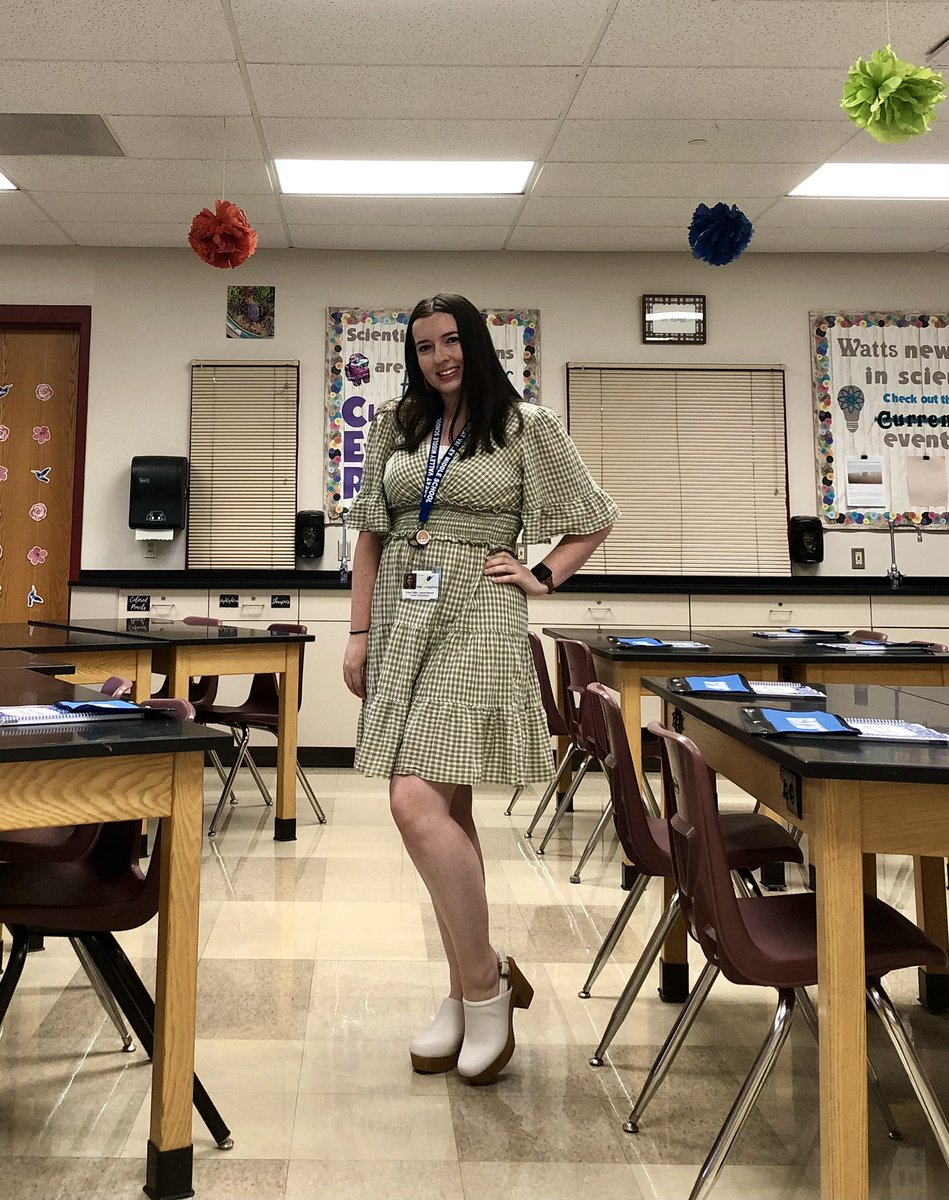 First Day of Year 3 ☑️ I like showing my students a picture of myself in 6th grade to remind them that I’ve walked in their shoes before, and remember how stressful, yet exciting the start of middle school is. We’re ready for a great year!