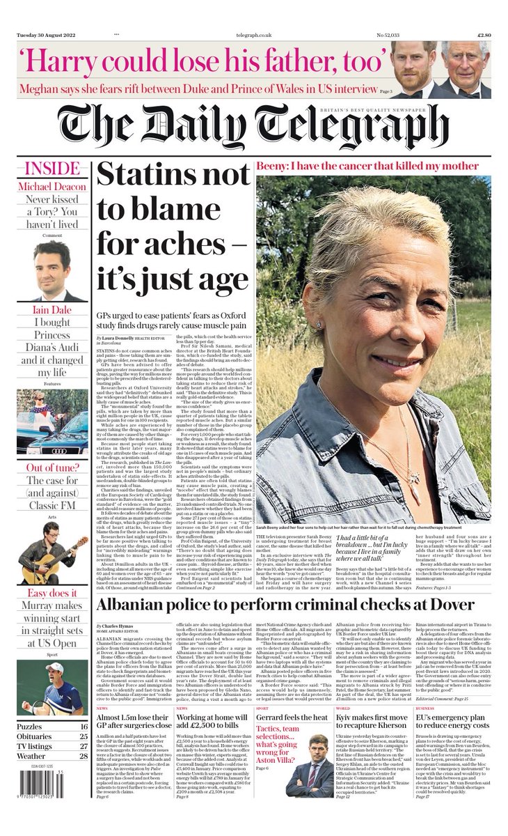 The irish world on twitter rt alliehbnews tuesday s daily telegraph