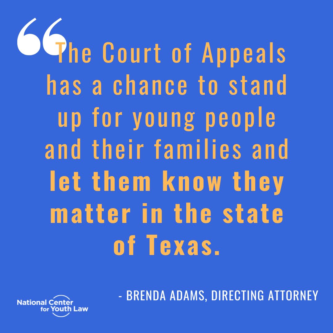 The National Center for Youth Law tweet media