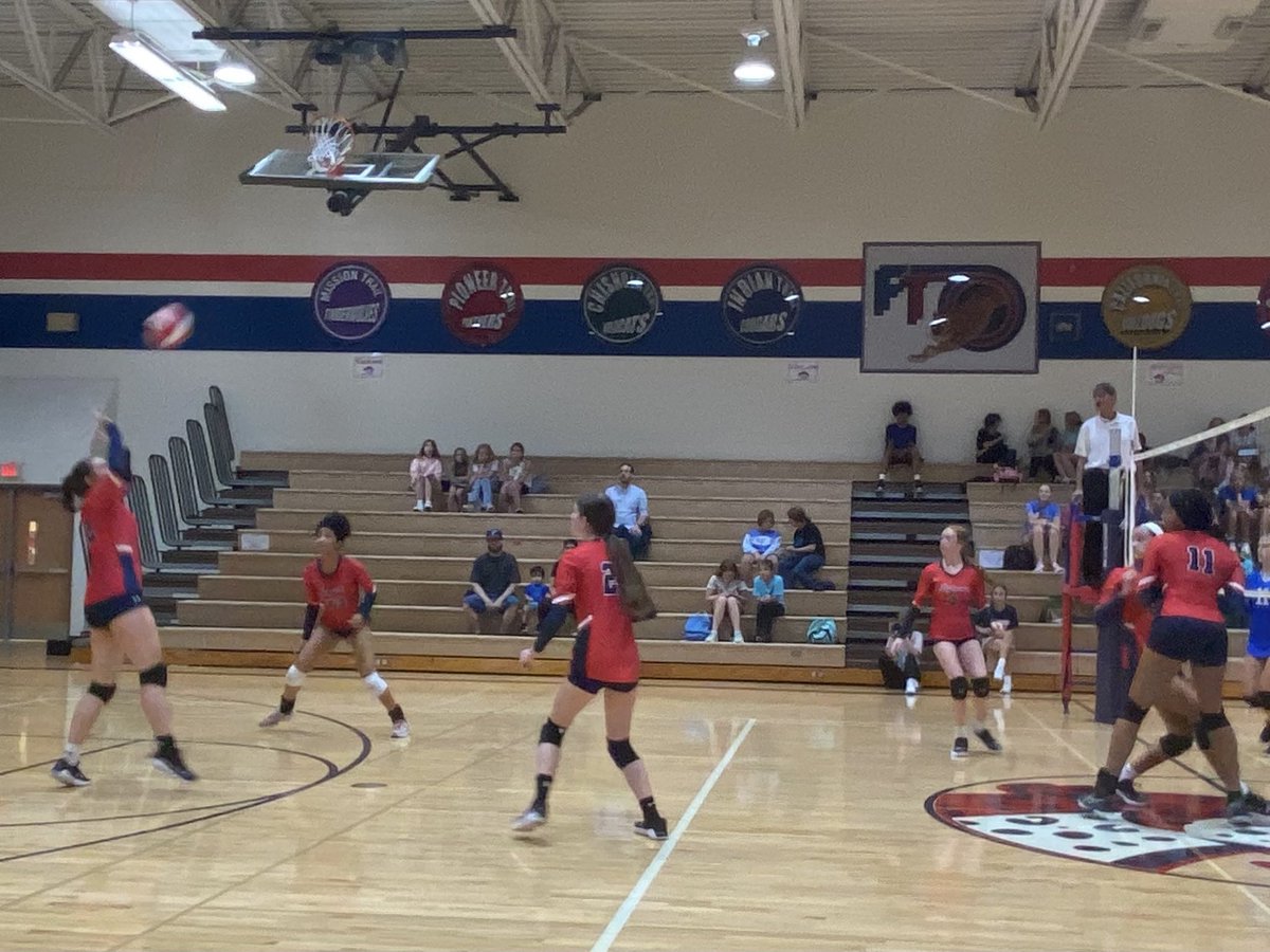 ASTodd12's tweet image. Volleyball home opener vs Oregon Trail. Good luck Jags!!