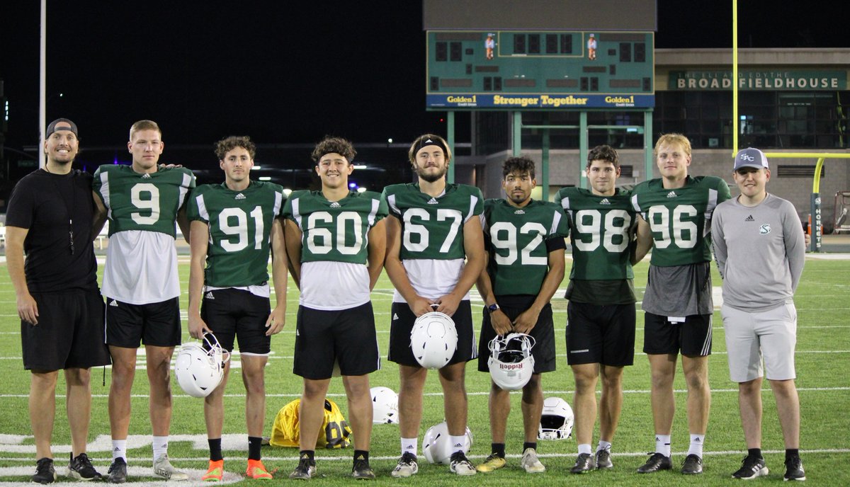 Introducing the 2022 Sac State Specialists

SPT Coordinator/TE's Coach: Jeremy LaPan, <a href="/lapan_jeremy/">Coach Jeremy LaPan</a>
89 - Austin Jarrard, <a href="/a_jarrard/">austin jarrard</a>
9 - Eric Fellenzer, <a href="/EricFellenzer/">Eric Fellenzer</a>
91 - Cal McGough, <a href="/see_munny/">cal mcgough</a>
96 - Connor Stutz, <a href="/connorstutz11/">Connor Stutz</a>
60 - AJ Campos, <a href="/AjCampos52/">Aj Campos</a>
67 - Christopher Kent