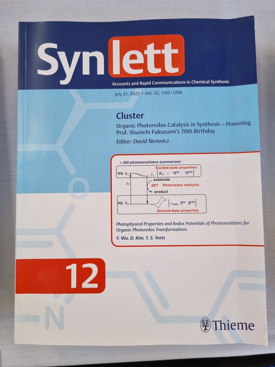 Evelyn Hosner 🇬🇪 🇺🇦 (@evelyn_ho_) on Twitter photo Next up at #ISHC2022 is Dave Nicewicz <a href="/NicewiczLab/">Nicewicz Lab</a> talking about new avenues in synthesis via organic #photoredoxcatalysis. Enjoy!
PS: At our booth, you can grab a free copy of the #SYNLETT Cluster on the very topic. First come, first serve! :)
<a href="/ishc1967/">International Society of Heterocyclic Chemistry</a> <a href="/uncchemistry/">UNC-Chapel Hill Chemistry</a> Next up at #ISHC2022 is Dave Nicewicz <a href="/NicewiczLab/">Nicewicz Lab</a> talking about new avenues in synthesis via organic #photoredoxcatalysis. Enjoy!
PS: At our booth, you can grab a free copy of the #SYNLETT Cluster on the very topic. First come, first serve! :)
<a href="/ishc1967/">International Society of Heterocyclic Chemistry</a> <a href="/uncchemistry/">UNC-Chapel Hill Chemistry</a>
