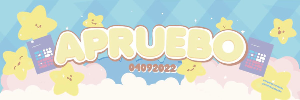 KpopersporBoric's tweet photo. Tenemos banner oficial de #KpopersxApruebo
Pueden usarlo libremente en sus redes sociales, como afiche, balconeras, etc 🫰🏻 https://t.co/1EoiX4Q6bO