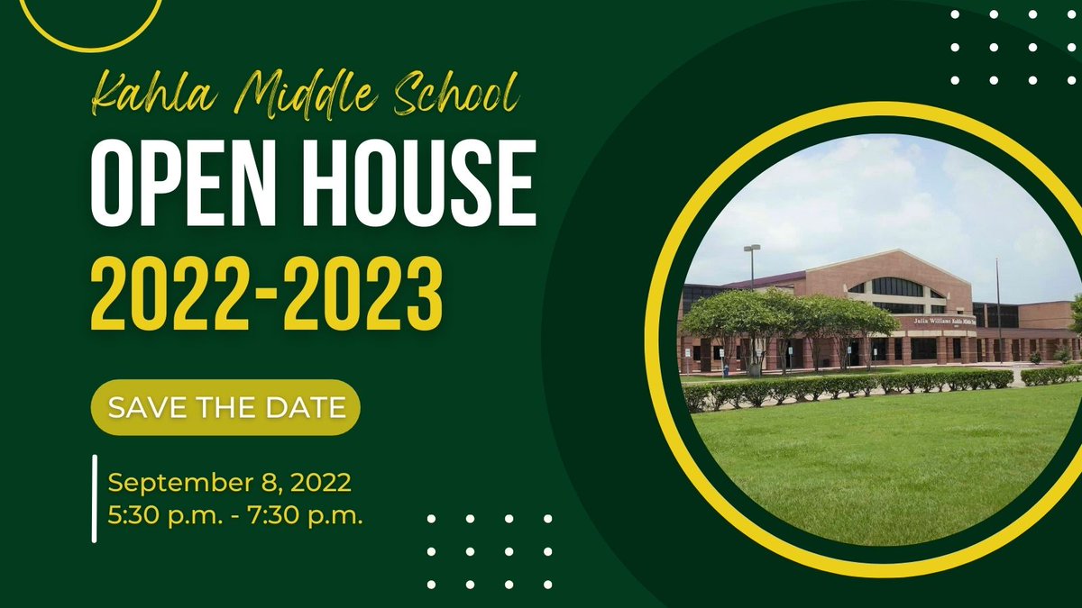 OPEN HOUSE IS COMING!!!!
We are looking forward to welcoming you to our annual Open House. Be sure to join us and experience the joys of learning and collaborating here at the Big K!
#StandStrongBeBoldConquerTheDay #EveryKnightEveryDay