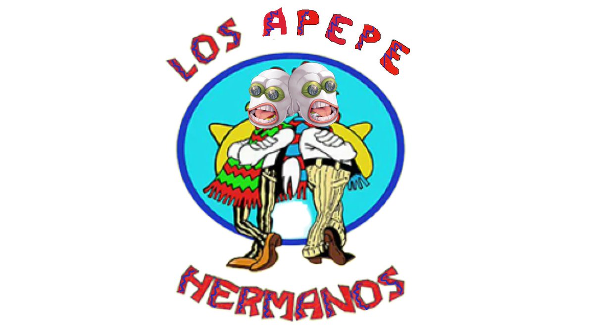 ansia_art's tweet photo. LOS APEPE HERMANOS 🐸 NEXT OPEN 😂
@RareApepeYC @pepe_designer #RAYC #RareApepeYC #LOSAPEPEHERMANOS #RAYCFOREVER #RAYCMEME #MEME https://t.co/cQbeXyiH2x