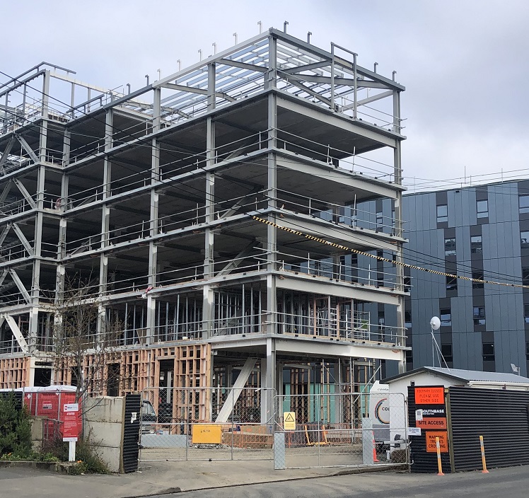 PacifeconNZ's tweet photo. Work commenced end 2020 for design/build of university accommodation, the new Te Rangihiroa College, Dunedin. 6-storey accommodation college in 4 wings.
Southbase Construction
#construction #university #build #dunedin #education #studentaccommodation https://t.co/QaRmVigQEC