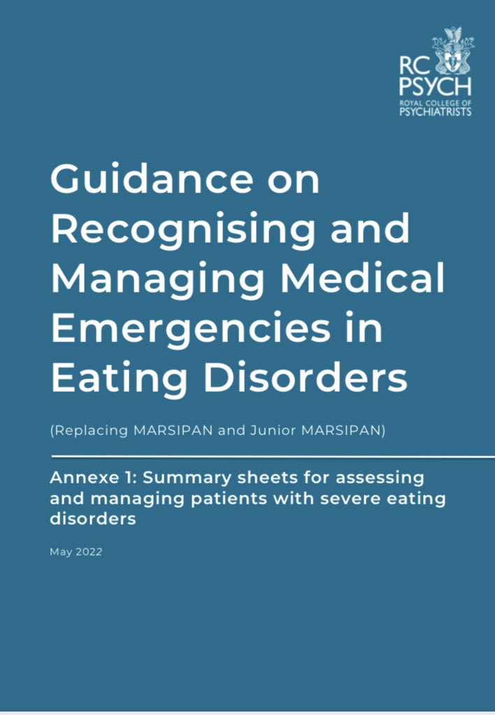 Alan Costello on Twitter "Very useful guidelines for managing medical emergencies in eating