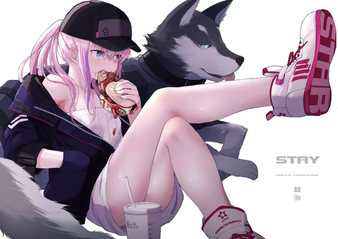 バトルパスのAR-15絵でがっつりバーガー食べるのがわかったね 
