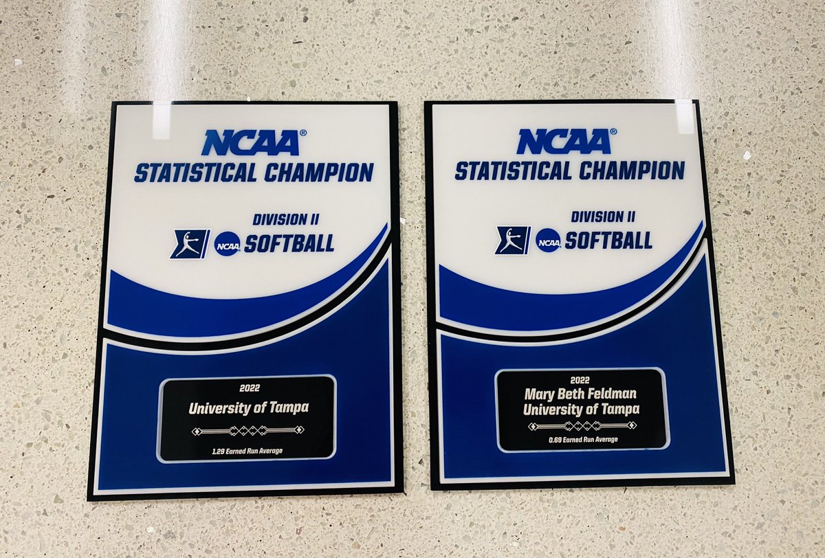 CoachNeubauer_6's tweet photo. NCAA Statistical Champion awards are in 🤩

Best staff ERA in NCAA D2 ✅

Best Individual ERA in NCAA D2 ✅
@D2SSC @NCAADII @Tampa_Softball @tampaspartans https://t.co/9sK64IQfgH