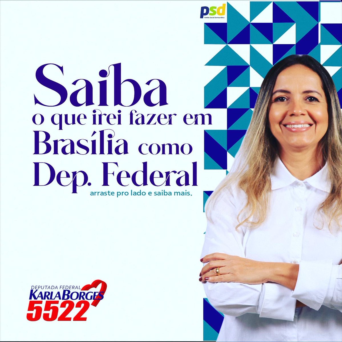 karlaeborges's tweet image. Esse é o projeto de Karla! Políticas públicas para mulheres, saúde de qualidade para todos e todas, melhor manejo dos recursos para os municípios, visando quem mais precisa. Chega de precariedade e negligência! É hora de fazer mais

#mulherempoderada #KarlaBorges #DeputadaFederal