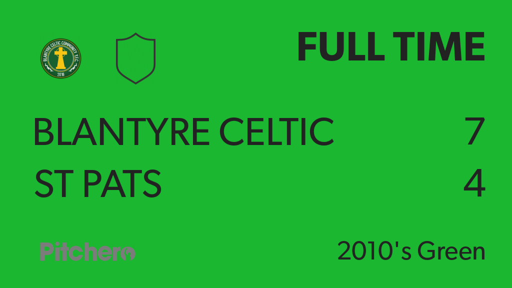 weehoopsYFC2016's tweet photo. FULL TIME: Blantyre Celtic YFC 7 - 4 St pats
#BLASTP #Pitchero
https://t.co/YgUiNAOtS4 https://t.co/rntdyayc7Z