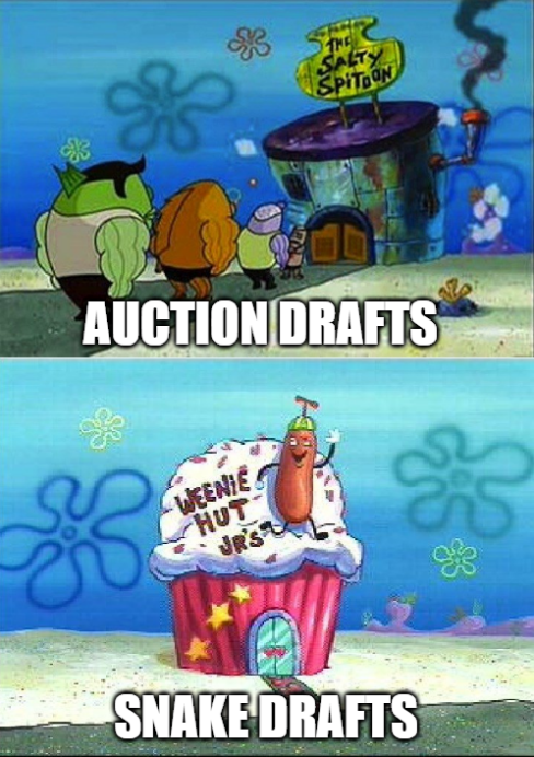 SleeperHQ's tweet photo. Auction drafts = hardcore fantasy football mode https://t.co/iVBjrxQaOr