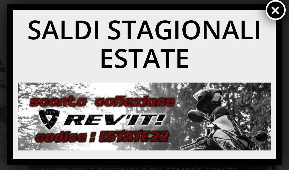 PetrassiM's tweet photo. SCONTI REV’IT! Codice sconto ESTATE22 per tutta la collezione giacche, pantaloni,guanti,scarpe e protezioni.
Altri nuovi sconti per tutti i marchi ti attendono!
#motoabbigliamento #accessorimoto #caschimoto https://t.co/Q70WL3C1Ex