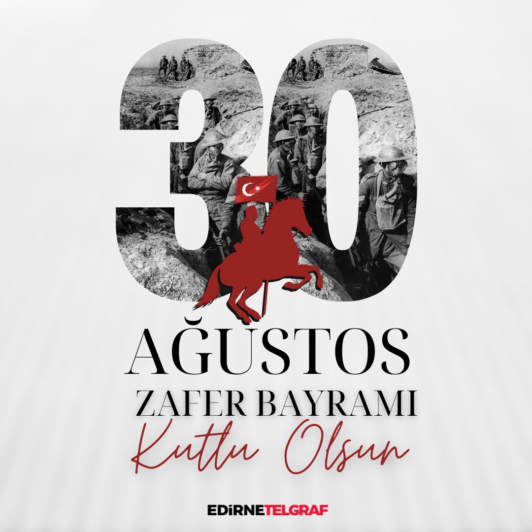 edirnetelgraf's tweet photo. 30 Ağustos Zafer Bayramımız kutlu olsun 🇹🇷 https://t.co/cLXMDQnqLP