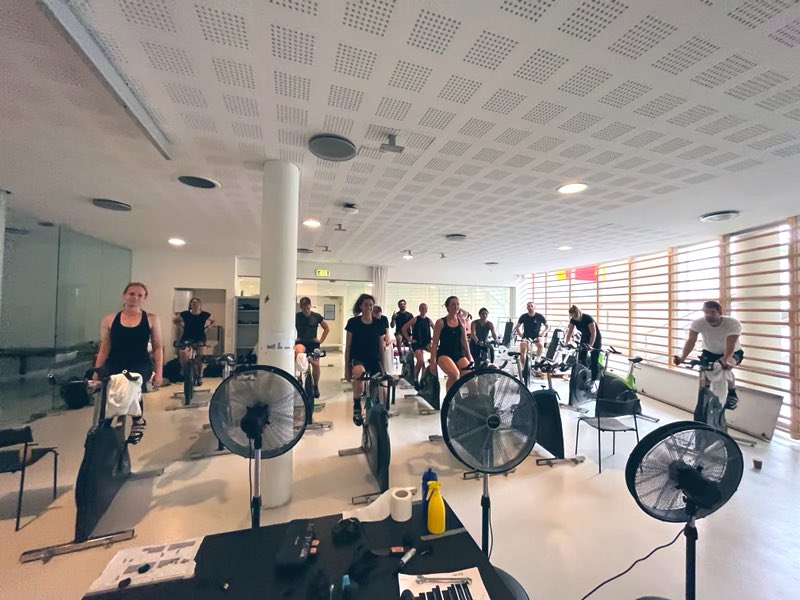 CVgroupNEXS's tweet photo. First day of our PhD course ‘Vascular function and angiogenesis in relation to health and physical activity’ done! #VascfuncAngio working hard but having fun! 🚴🏻♀️💪🏼 #spintrainingishard
📸 @Mads_Fischer_DK https://t.co/DTpPA23QfK