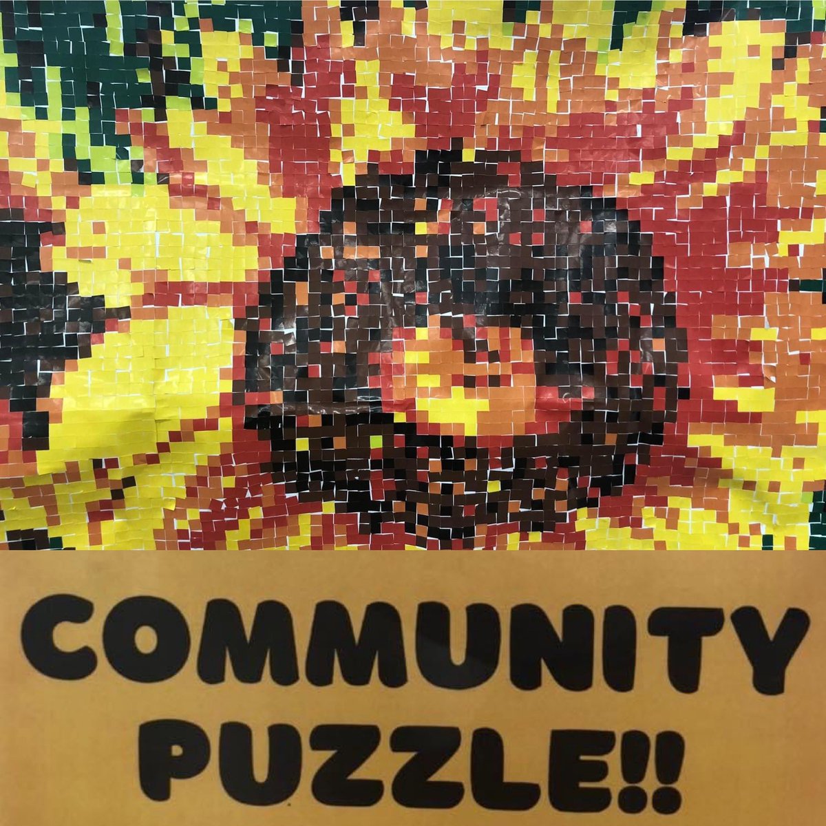 ParsippanyLib's tweet image. Teen Community Puzzle Complete!
#stickerwall #YAhooray #parlib