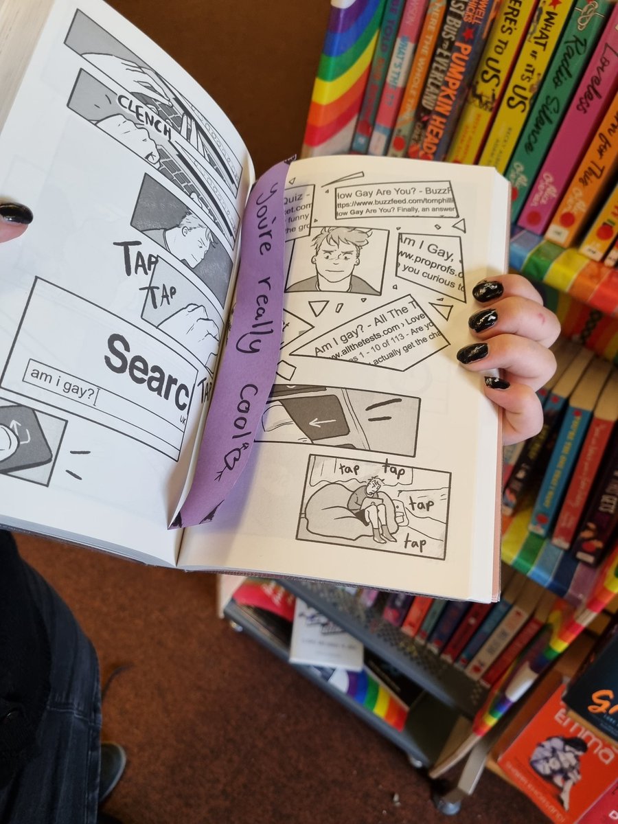 MatthiasEmma_'s tweet photo. Today some of us went to the library and hid some positive words for the next reader to find! ๐งก
Thanks @ForresAcadLib for always being a great support of our groups! Idea taken from the @RAKFoundation Kindness Bingo!
#KindnessMatters #hslw #Forres #Scotland #wellbeingteam https://t.co/DStau3M5Kq