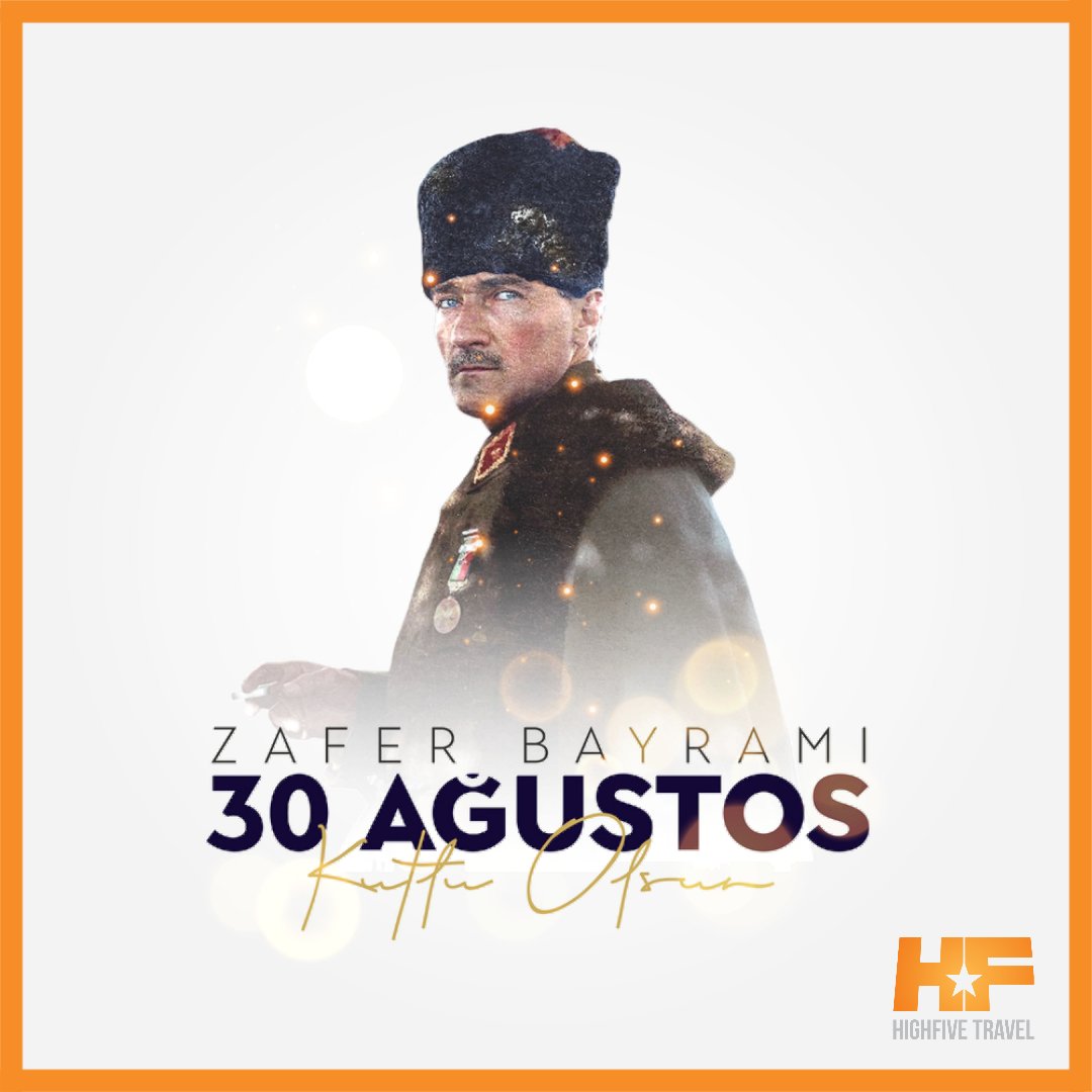 30 Ağustos Zafer Bayramı’mızın 100.yıl dönümünde başta, Cumhuriyetimizin kurucusu Gazi Mustafa Kemal Atatürk olmak üzere tüm silah arkadaşlarını saygı, rahmet ve minnetle anıyoruz.

🇹🇷 30 Ağustos Zafer Bayramı’mız Kutlu Olsun. 🇹🇷

#30AgustosZaferBayrami