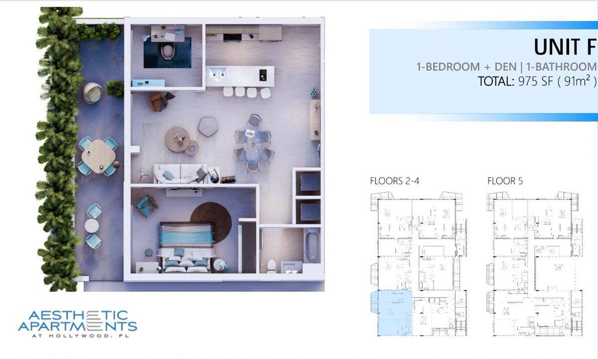 blep71's tweet photo. Attention investors/ New Construction / No Rental Restrictions 
Aesthetic Apartments in Hollywood FL, Last Unit Available, 1 bed + Den, 975 sqft, $480k , estimated delivery January 2023 #realestateinvestors #realestateinvesting #buyerhome #buyersagent #realestateagent #realestate https://t.co/K3pWVMvzmG