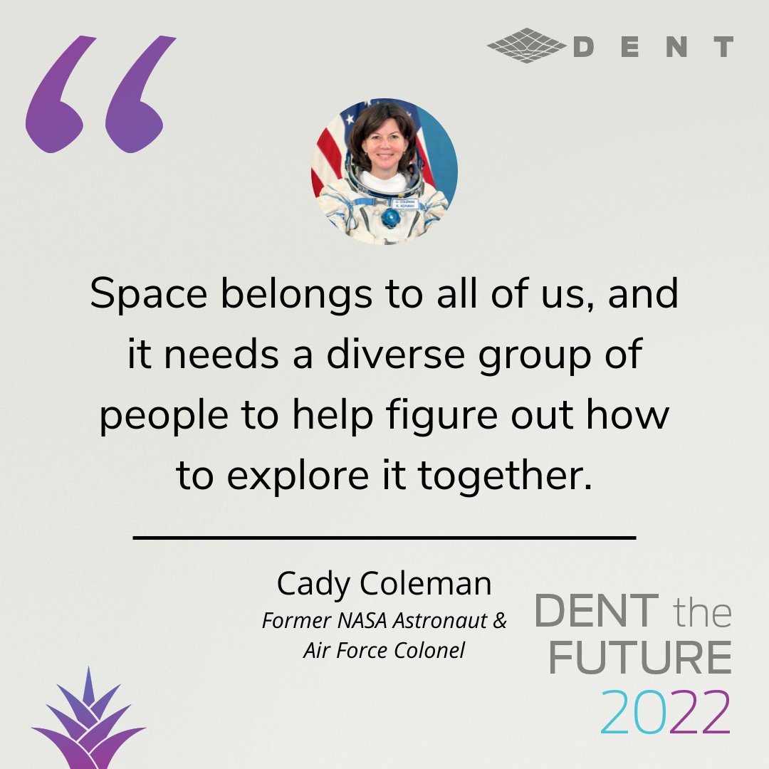 Dent (@dent) on Twitter photo At Dent 2022, <a href="/Astro_Cady/">Cady Coleman</a> will delve into her time in space & how to facilitate problem-solving among groups with diverse interests.
Cady’s experiences with teams in space can inform our lives as team members here on earth...Learn more here:
bit.ly/3Oy2dPO
#nasa #explore At Dent 2022, <a href="/Astro_Cady/">Cady Coleman</a> will delve into her time in space & how to facilitate problem-solving among groups with diverse interests.
Cady’s experiences with teams in space can inform our lives as team members here on earth...Learn more here:
bit.ly/3Oy2dPO
#nasa #explore