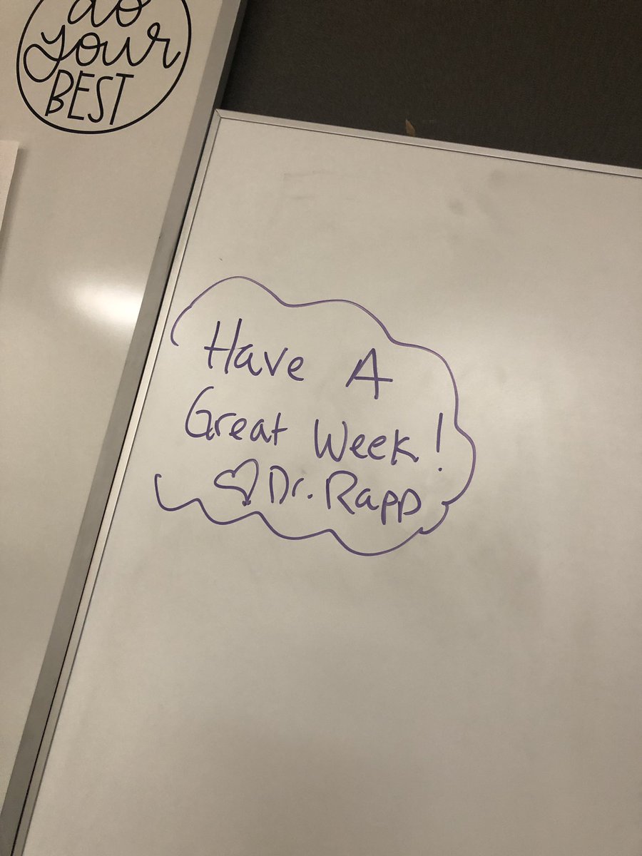 HVE_Bayer's tweet photo. You know you work in a special school district when the Superintendent leaves a surprise note for you to find on a Monday morning! Thanks @loridrapp! #LeadersLeadbyExample #OneLISD #LifeisGoodatHVE https://t.co/qKAAnxaZv1